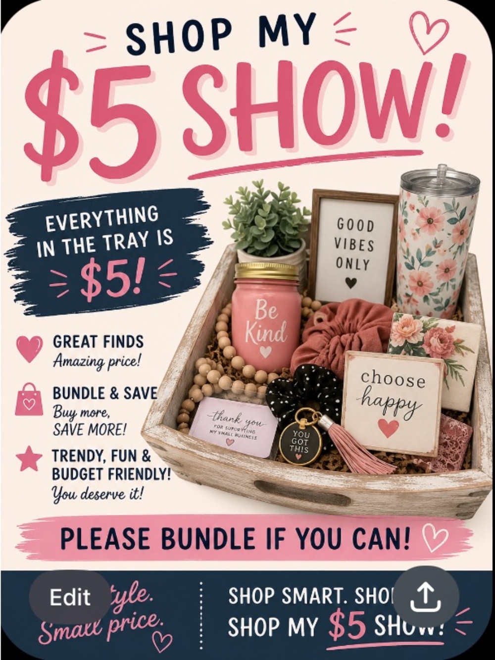 UNLISTED FOR $5 SHOW! I appreciate! You’re Awesome! 🐝🐝🐝🥰